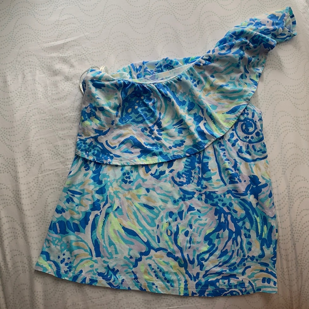 Lily Pulitzer One Shoulder Top